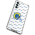 NFL Los Angeles Rams White Logo Blast Galaxy A14 5G Clear Case