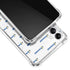 NFL Los Angeles Rams White Logo Blast Galaxy A14 5G Clear Case