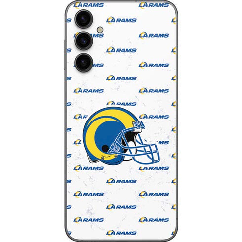 NFL Los Angeles Rams White Logo Blast Galaxy A14 5G Skin