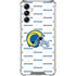 NFL Los Angeles Rams White Logo Blast Galaxy A15 5G Clear Case