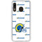 NFL Los Angeles Rams White Logo Blast Galaxy A20 Clear Case