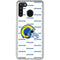 NFL Los Angeles Rams White Logo Blast Galaxy A21 Clear Case