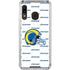 NFL Los Angeles Rams White Logo Blast Galaxy A30 Clear Case