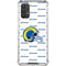 NFL Los Angeles Rams White Logo Blast Galaxy A32 5G Clear Case