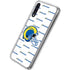 NFL Los Angeles Rams White Logo Blast Galaxy A50 Clear Case