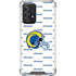 NFL Los Angeles Rams White Logo Blast Galaxy A52 5G Clear Case