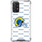 NFL Los Angeles Rams White Logo Blast Galaxy A72 5G Clear Case