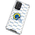 NFL Los Angeles Rams White Logo Blast Galaxy A72 5G Clear Case