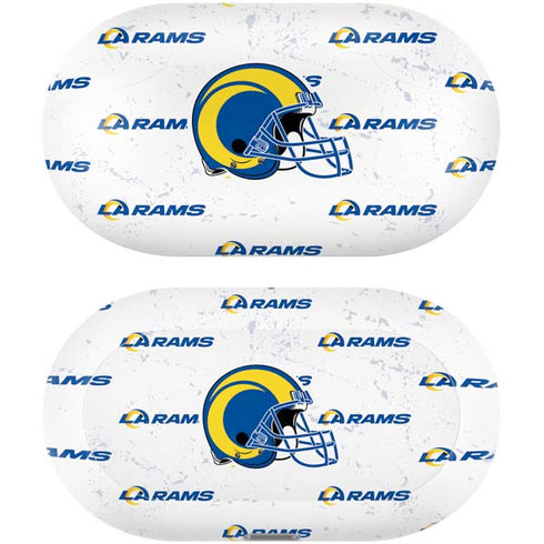 NFL Los Angeles Rams White Logo Blast Galaxy Buds Plus Skin