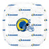 NFL Los Angeles Rams White Logo Blast Galaxy Buds Pro Skin