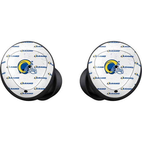 NFL Los Angeles Rams White Logo Blast Galaxy Buds Skin