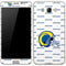 NFL Los Angeles Rams White Logo Blast Galaxy J7 Skin
