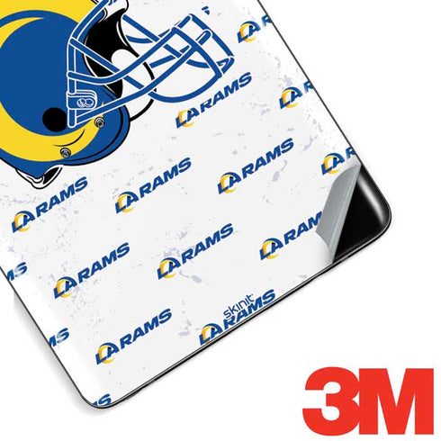 NFL Los Angeles Rams White Logo Blast Galaxy Note 8 Skin