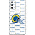 NFL Los Angeles Rams White Logo Blast Galaxy Note20 5G Skin