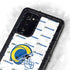 NFL Los Angeles Rams White Logo Blast Galaxy Note20 5G Waterproof Case