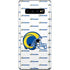 NFL Los Angeles Rams White Logo Blast Galaxy S10 Plus Skin