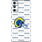 NFL Los Angeles Rams White Logo Blast Galaxy S20 Fan Edition Skin
