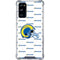 NFL Los Angeles Rams White Logo Blast Galaxy S20 FE Clear Case