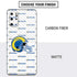 NFL Los Angeles Rams White Logo Blast Galaxy S20 Plus Skin