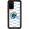 NFL Los Angeles Rams White Logo Blast Galaxy S20 Waterproof Case