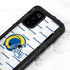 NFL Los Angeles Rams White Logo Blast Galaxy S20 Waterproof Case