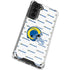 NFL Los Angeles Rams White Logo Blast Galaxy S21 5G Clear Case