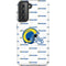 NFL Los Angeles Rams White Logo Blast Galaxy S21 5G Pro Case