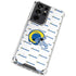 NFL Los Angeles Rams White Logo Blast Galaxy S21 Ultra 5G Clear Case