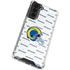 NFL Los Angeles Rams White Logo Blast Galaxy S22 Plus Clear Case
