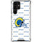NFL Los Angeles Rams White Logo Blast Galaxy S22 Ultra Clear Case