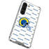 NFL Los Angeles Rams White Logo Blast Galaxy S23 Clear Case