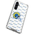 NFL Los Angeles Rams White Logo Blast Galaxy S23 FE Clear Case