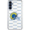 NFL Los Angeles Rams White Logo Blast Galaxy S24 Clear Case