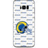 NFL Los Angeles Rams White Logo Blast Galaxy S8 Plus Skin