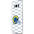 NFL Los Angeles Rams White Logo Blast Galaxy S8 Skin