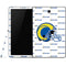 NFL Los Angeles Rams White Logo Blast Samsung Galaxy Tab Skin
