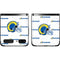 NFL Los Angeles Rams White Logo Blast Galaxy Z Flip Skin