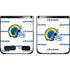 NFL Los Angeles Rams White Logo Blast Galaxy Z Flip Skin