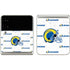 NFL Los Angeles Rams White Logo Blast Galaxy Z Flip3 5G Skin