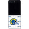 NFL Los Angeles Rams White Logo Blast Galaxy Z Flip5 5G Skin