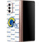 NFL Los Angeles Rams White Logo Blast Galaxy Z Fold2 5G Skin