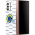 NFL Los Angeles Rams White Logo Blast Galaxy Z Fold2 5G Skin