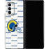 NFL Los Angeles Rams White Logo Blast Galaxy Z Fold2 5G Skin