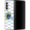 NFL Los Angeles Rams White Logo Blast Galaxy Z Fold3 5G Skin