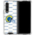 NFL Los Angeles Rams White Logo Blast Galaxy Z Fold4 5G Clear Case