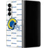 NFL Los Angeles Rams White Logo Blast Galaxy Z Fold4 5G Skin