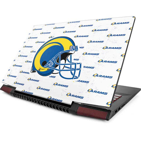 NFL Los Angeles Rams White Logo Blast Lenovo IdeaPad Skin
