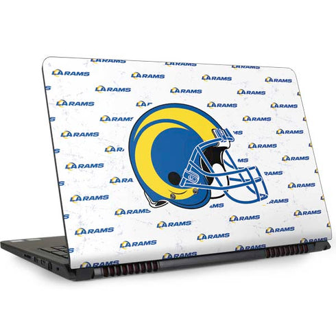 NFL Los Angeles Rams White Logo Blast Dell Inspiron Skin