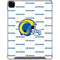 NFL Los Angeles Rams White Logo Blast iPad Pro 12.9in (2020) Clear Case
