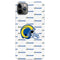 NFL Los Angeles Rams White Logo Blast iPhone 11 Pro Max Lite Case